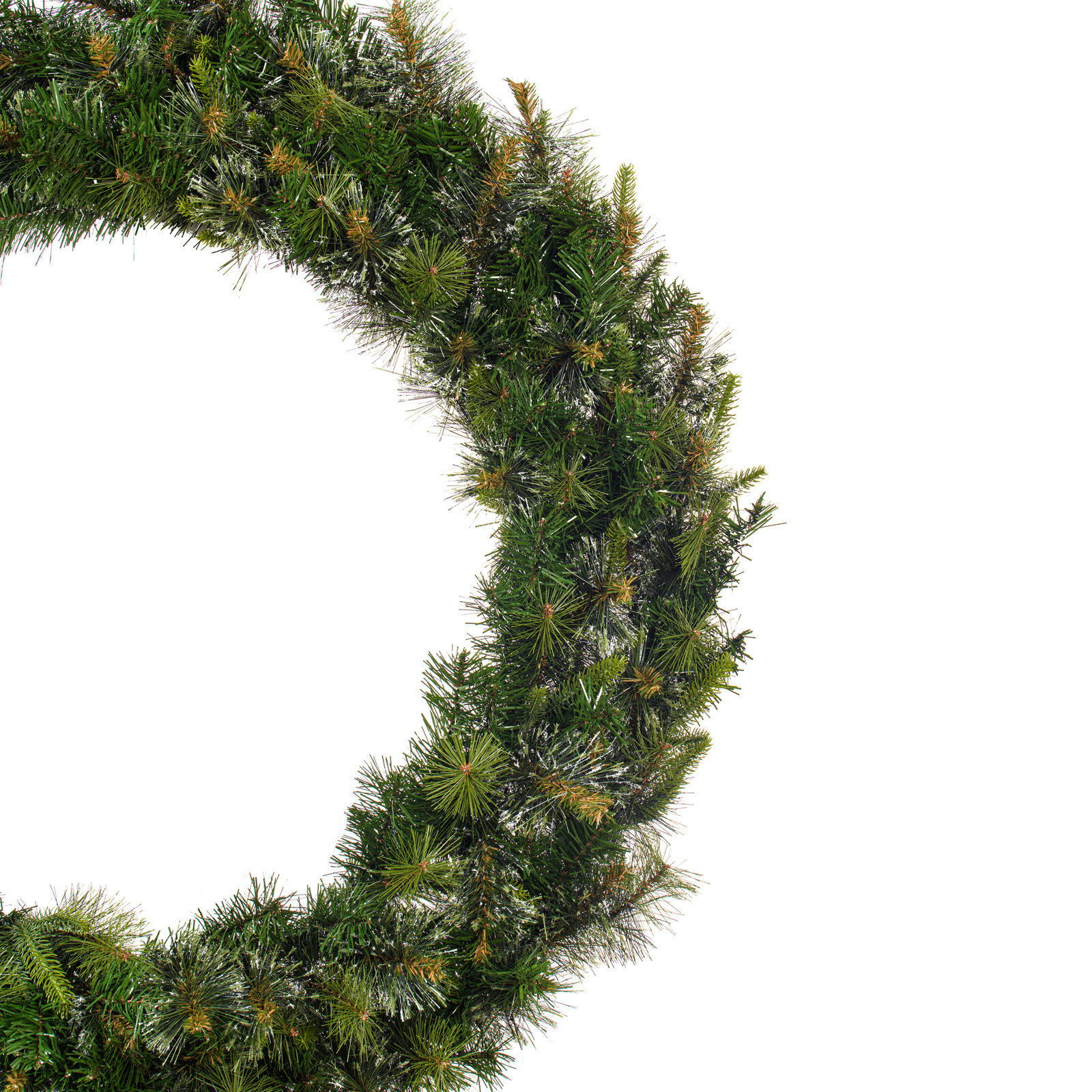 Artificial Canadian Pine Wreath Unlit, 60" H x 60" W x 5" D
