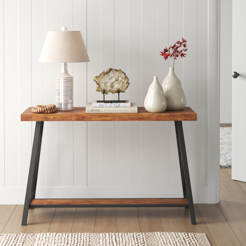 Isakson 47.25'' Console Table, Oak
