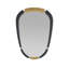 Hitchcock Novelty Solid Wood:Brass Mirror