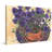 "Violet Blooms" Print on Wrapped Canvas-18743115