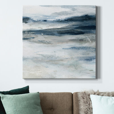 Océan, courants, reproduction d'art sur toile tendue