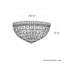 Petit Crystal 5 Light 12in x 6.5in Flush Mount in Polished Gold with Clear Radiance Crystals-1362455774-1362455772-1362455768