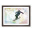 Skiing in Abstract - Picture Frame Painting Print-55739748-55739751