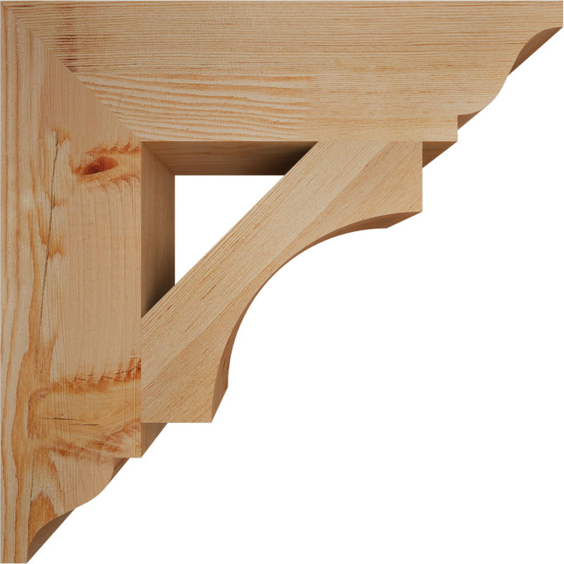 Support traditionnel Westlake, Lisse, Douglas, H 16 po x l 3,5 po x P 16 po