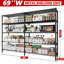 61.2" W Wire Shelves For Storage Rack Shelving Unit 5-shelf Metal Shelf Rack Adjustable-1515976938-1515776251