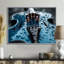 Music Blue Instument Violin - Décoration murale musique-1393241917-1564786517