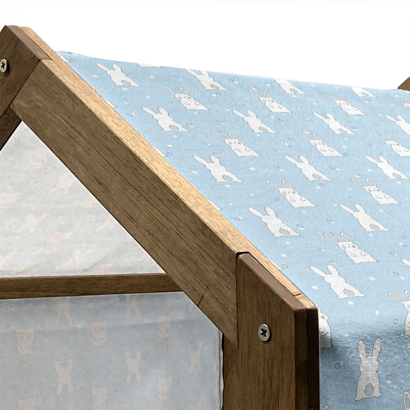 Niche pour chien en bois, H 22,44 po x l 23,62 po x P 17,72 po