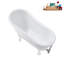 1348.7mm x 650.2mm Freestanding Soaking Acrylic Bathtub-984271904-984271911