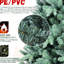 Arbre de Noël 7,5 pi bleu, 2148 pointes, aspect corsé d'aspect naturel, support en métal renforcé pour arbre des Fêtes avec teinte, installation rapide, présentoir de fêtes robuste