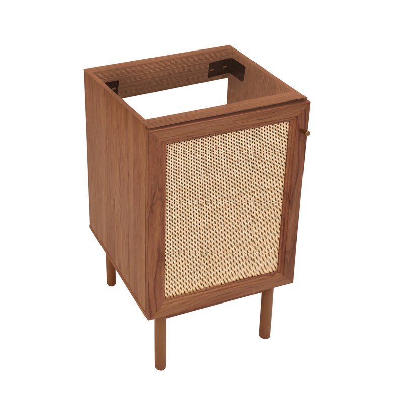 Meuble-lavabo de 18 po Classe Class, Noyer foncé