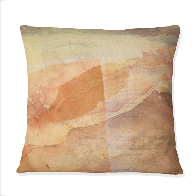 Coussin Serenity In Raspberry Blush IV - Abstract