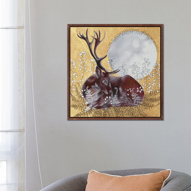 Everything Around Me 1 Piece Wall Art on Canvas, 66.04 cm H x 66.04 cm W x 4.445 cm D, Classic Wood Floater Framed