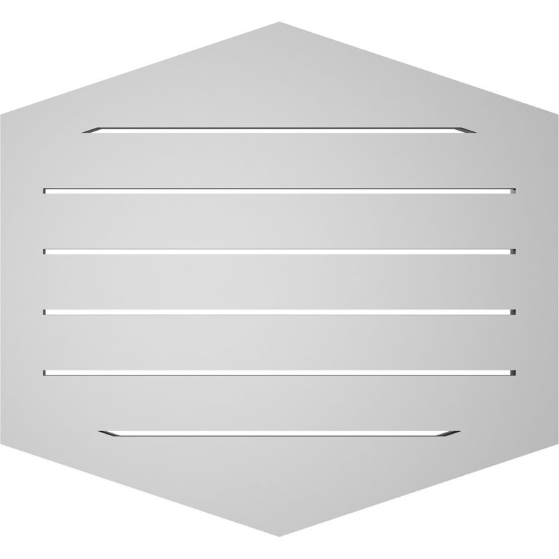 Pente verticale verticale en uréthane 4 pi, H 1,5 po x l 26 po x L 24 po