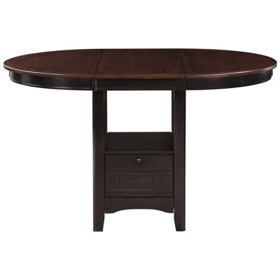 Extension Dining Table, Chestnut Shade, Structure, Classic - Modern Mix, Room Decor Medium Brown Chestnut, Elegant Pedestal Base, Gathering