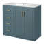 Meuble-lavabo 36 po avec lavabo en céramique-818663021