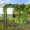 Grand treillis de jardin extérieur pour plantes grimpantes, grand pavillon de jardin
