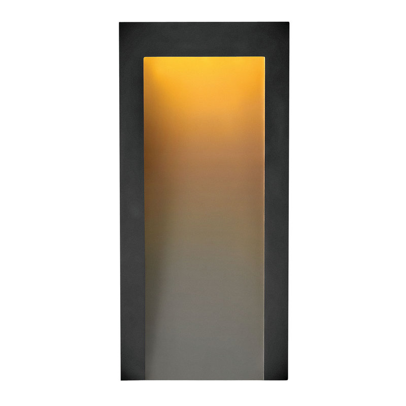 Taper LED Outdoor Flush Mount, Black
