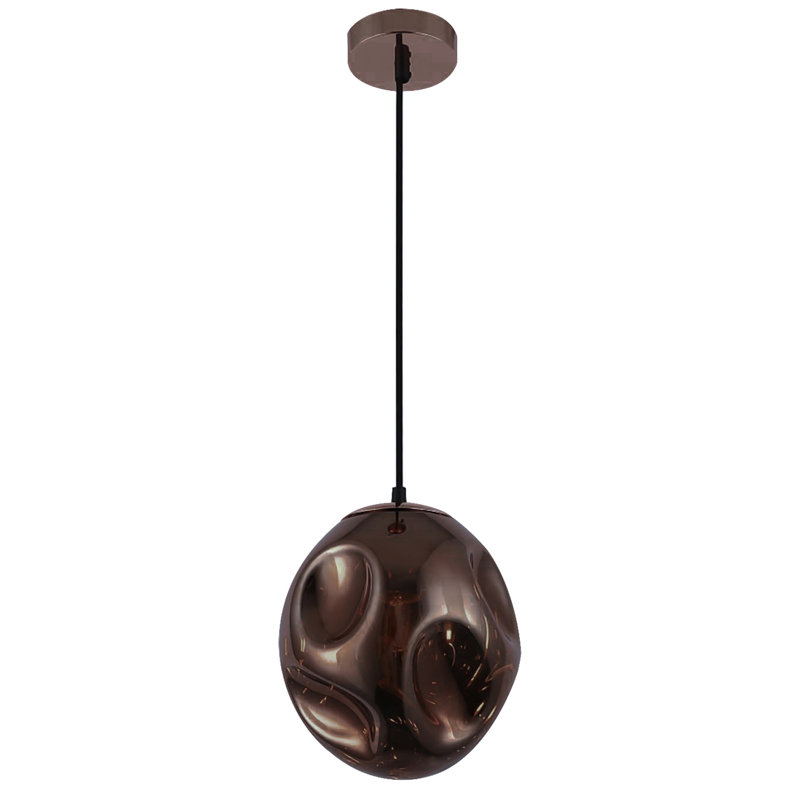 Rowlands 1 - Light Unique/Statement Pendant, Rose Gold