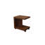 Table de chevet 18 po Laurel Canyon, aucun assemblage requis, finition chêne bourbon