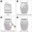 105L Laundry Hamper With Handle,Foldable-1165406055