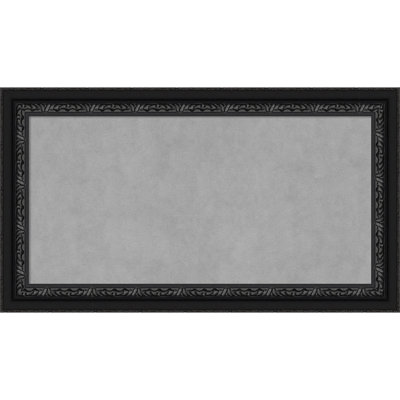Downton Black Framed Magnetic Board - Magnet Board, Organization Board