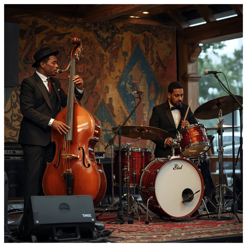 Rideaux de douche Jazz Band Performance, L 70 po x H 84 po
