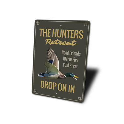 Panneau en aluminium The Hunters Retreat