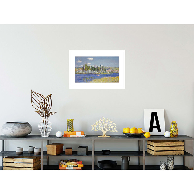 «Vetheuil» par Claude Monet, impression giclée sur cadre, H 20,25 po x l 29,5 po