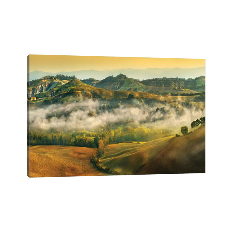 Autumn... by Krzysztof Browko - Wrapped Canvas Print