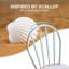 Chaise d'appoint en métal Antoniu-270373228