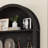 70.88-Inch Black Farmhouse Style Wooden Coat Rack With Four Hooks - Suitable For Hallway, Foyer, Living Room, And Entryway Storage-1906071642