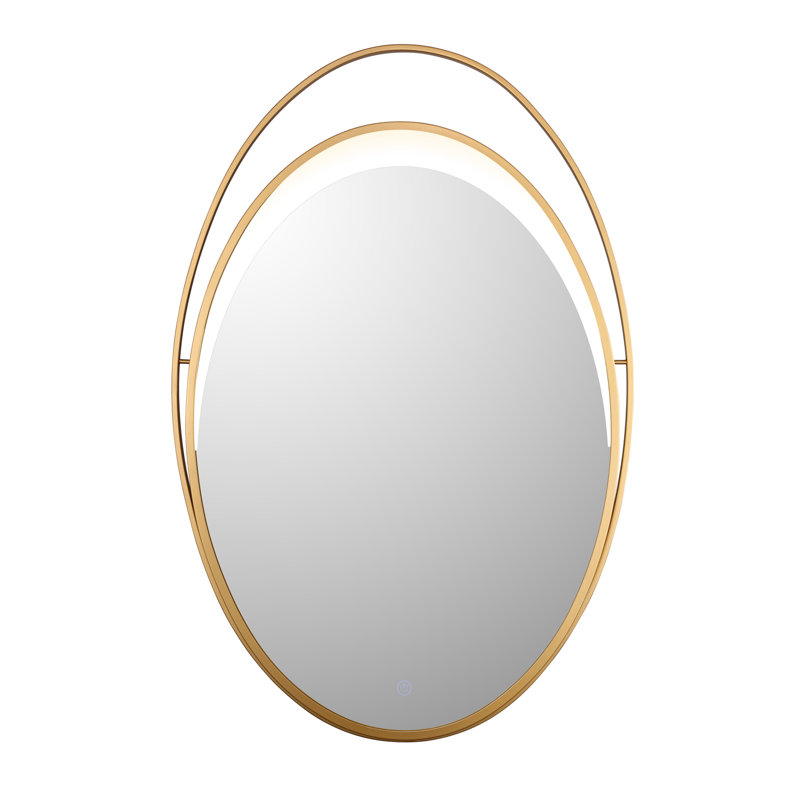 Kanthan Metal Oval Wall Mirror