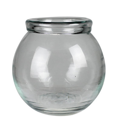 Vase rond avec rebord roulé