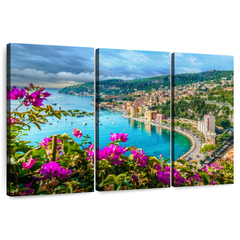 Gillard French Riviera Coast, 36" H x 57" W