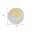 Tapis intérieur rond lavable abstrait ivoire 8 pi