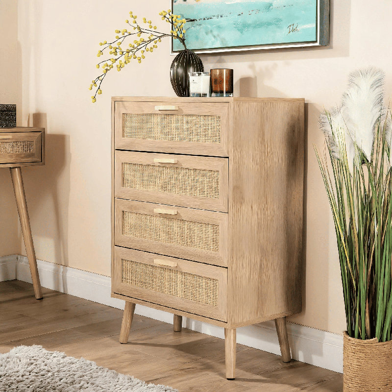 Anelise 60cm W 4 - Drawer Chest of Drawers