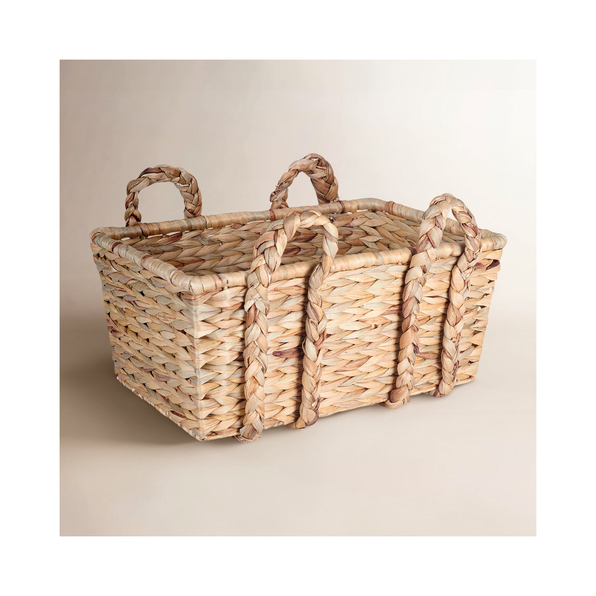 Garfield Wicker Basket With Handles 1
