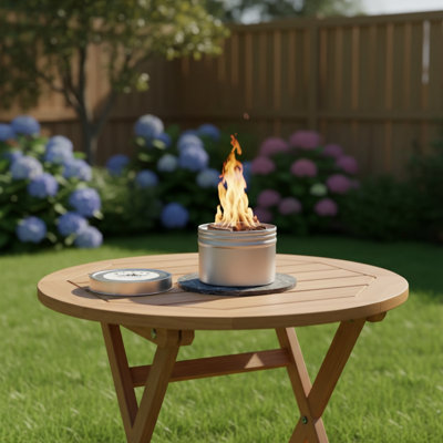 2 Pack Portable Campfire Fire Pits, Compact, 3-5 Hour Burn, No Embers, No Wood, For Camping, Picnics, And Outdoor Use
