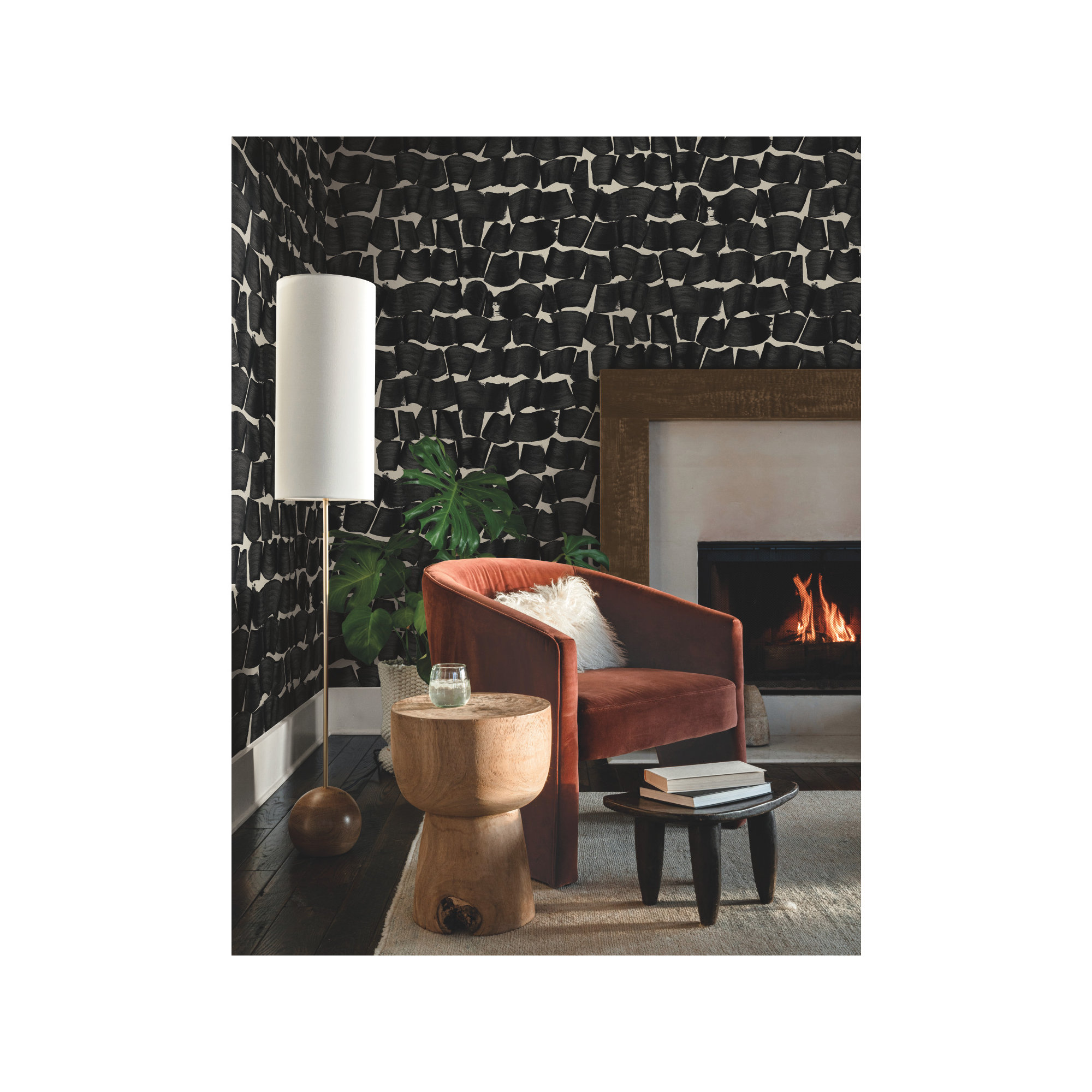 Ama Abstract Roll, Black