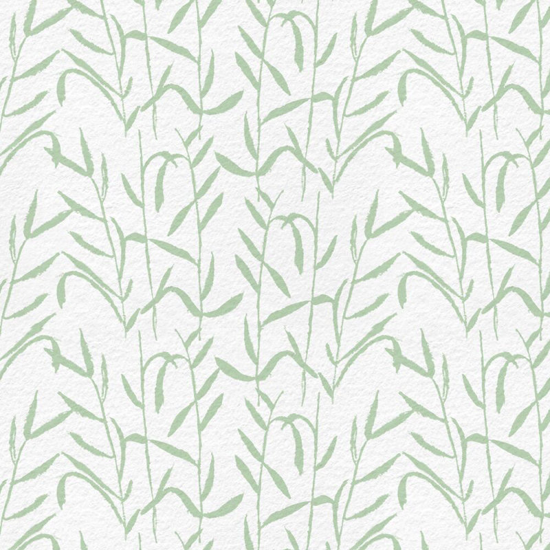 Botanic Lumbar Pillow Cover & Insert, Mint Floral