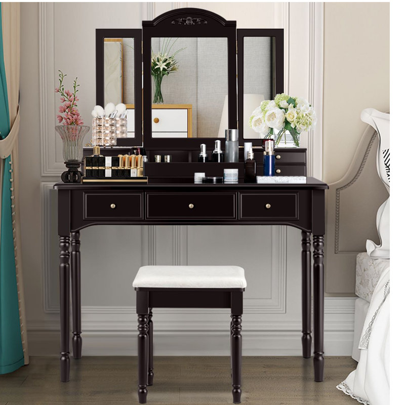 Cearley Dressing Table with Mirror