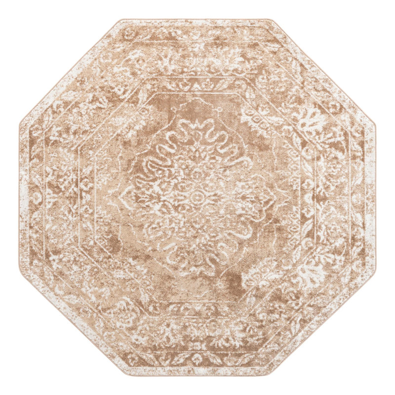 Oriental Indoor Rug, Octagon 7' x 7'