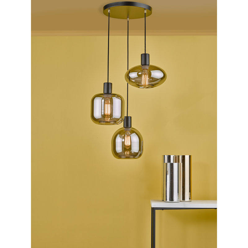 Balduina 3 - Light Black Pendant