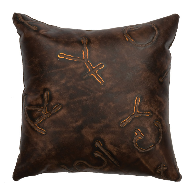 Coussin en cuir Wooded River Brands - dossier en cuir
