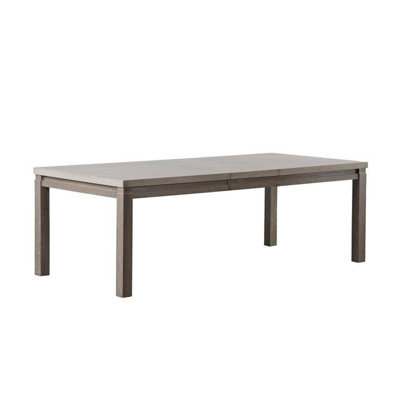 Gris Dining Table, Dual-Tone Gray, Rectangular 90 Inch Top