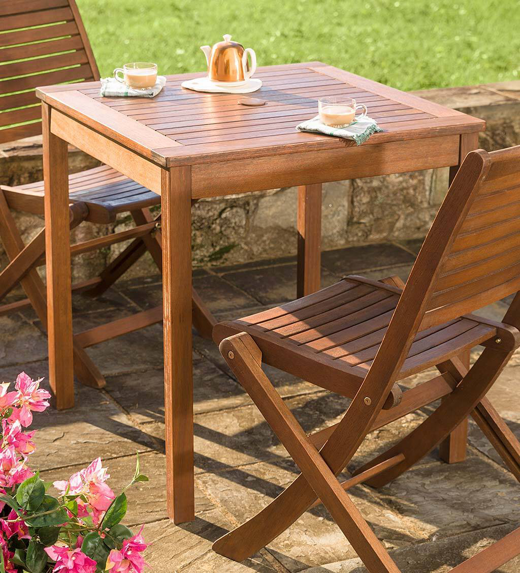 Plow & Hearth Woodern Bistro Table & Reviews | Wayfair
