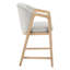 Ensemble de 2 tabourets de comptoir rembourrés Daina-119742722