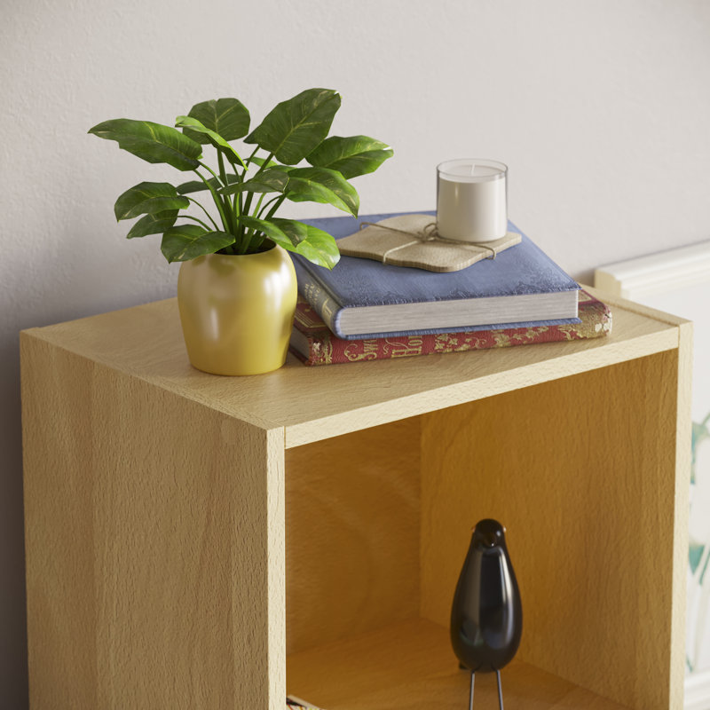 Gerardi 32cm W Standard Bookcase, 132 cm H x 32 cm W, Oak