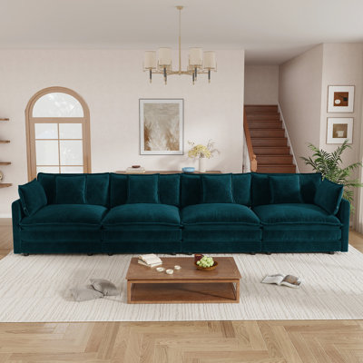 Sofa, 4 Seater Sofa, Chenille Sofa, For Living Room