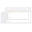 Lit superposé double avec rangement en bois massif blanc pour une apparence et une fabrication blanches-1028055671-1028055670